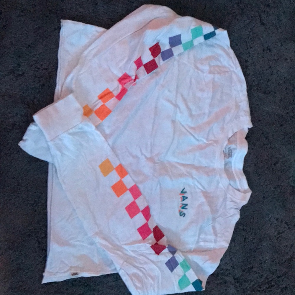 Vans long sleeve cropped t-shirt